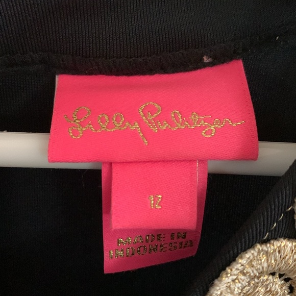 Lilly Pulitzer Black Dress - Picture 5 of 6